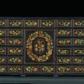Cabinet «Aux Fleurs». Attribué à Pierre Gole (vers 1620-1685); Reçu Maître Ébéniste avant 1656. France, XVIIe siècle, vers 1670