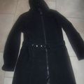 Manteau mi long noir, Jennyfer, taille M