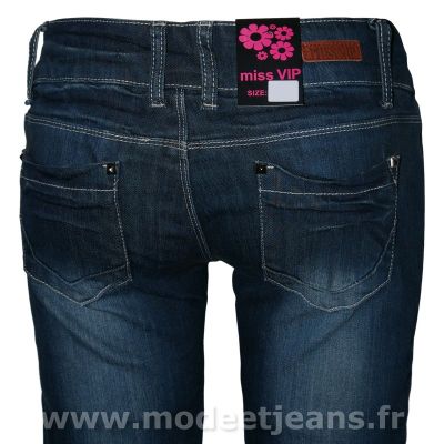 Jean Slim Effet Délavé - Boutique Mode Femme