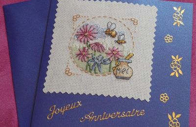 Carte Brodée !
