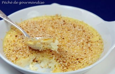 Crème brûlée au camembert