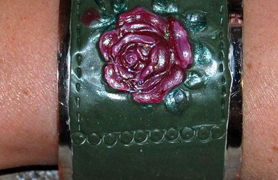 bracelet à la rose