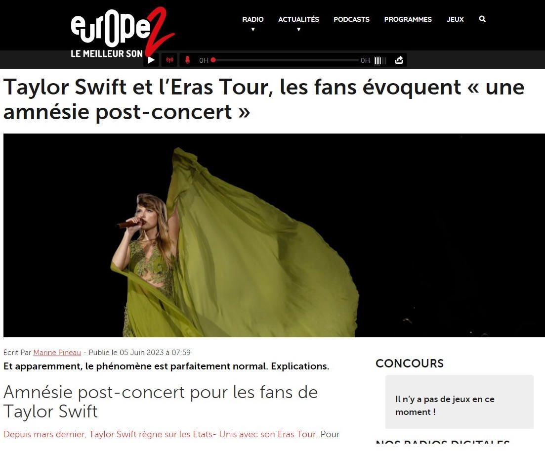 Amnesie tour
