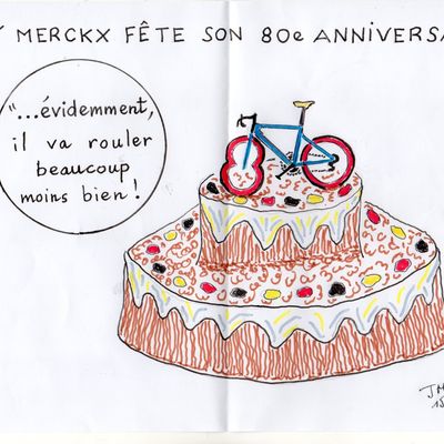 17 Juin 2025 Eddy Merckx a 80 ans et mon vélo 54 ans