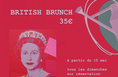 BRITISH BRUNCH A PARTIR DU 15 MAI 2016