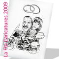 Caricature cadeau d'anniversaire de mariage