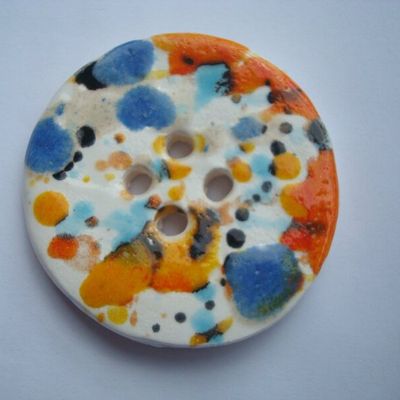 Lot de 3 boutons multicolores