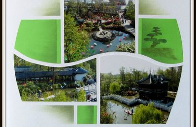 Pairi Daiza 2014 - Le jardin chinois vu du Pont suspendu