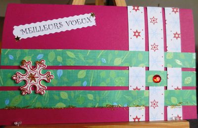 cartes Noël et jour de l'an - scrap