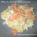 Pâtes au saumon fumé et au fenouil