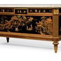 Commode de style Louis XVI dans le goût de Joseph Stöckel, fin du XIXème-première moitié du XXème siècle