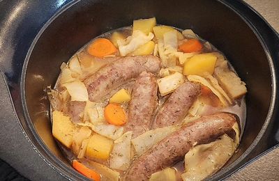 ...Potée aux saucisses de taureau... (Cathytutu, Viandes des prés)