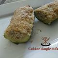 Courgettes farcies au poisson