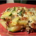 Gratin de céréales aux courgettes et au cumin