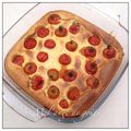 Clafoutis aux tomates cerises et ricotta