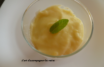 Crème pâtissière à la menthe