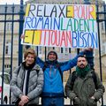 69 u - Rassemblement soutien à Romain Ladent et Titouan Bisson
