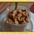 Tartinade au thon et olives 