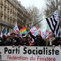 Manifestation à Paris pour le mariage pour tous 