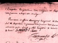 Le 14 février 1791 à Mamers : lois.