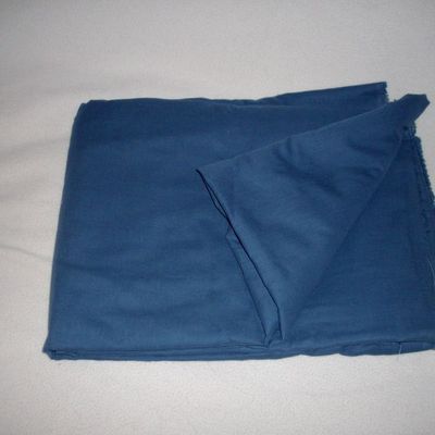 voile de coton bleu