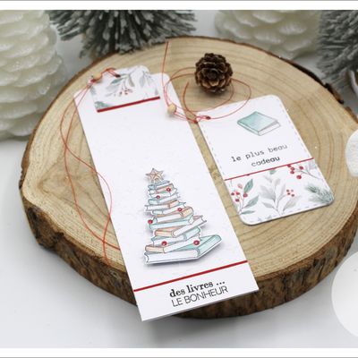 Etiquettes et marque-pages assortis