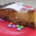 Gâteau Minaca aux poires et aux pépites