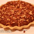 Tartelette fondante au chocolat et pépites de nougatine