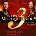 Les trois mousquetaires version U13M 04 Janvier 