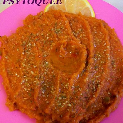Purée rouge au curcuma