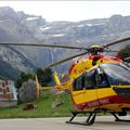 Hélistation De Secours Du Cirque De Gavarnie : Eurocopter EC-145 , France-Sécurité Civil , F-ZBPJ