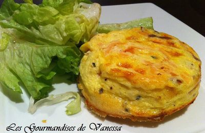 Croque Quiche au Saumon Fumé