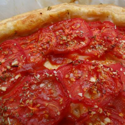 Tarte oignon-tomate - Couleurs d'été!