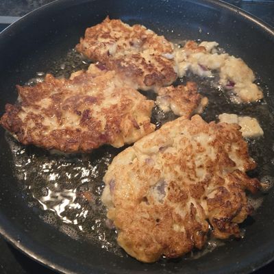 Galettes de chou-fleur
