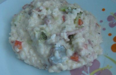 Risotto crémeux aux légumes