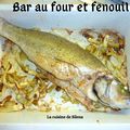 Bar au four et fenouil