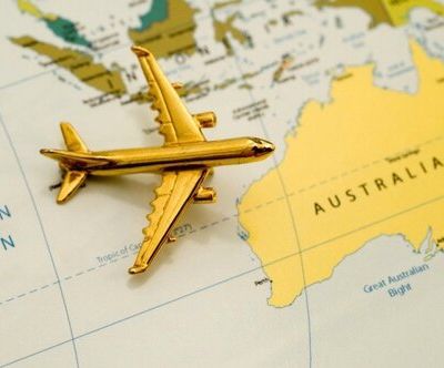 Le voyage en avion France - Australie