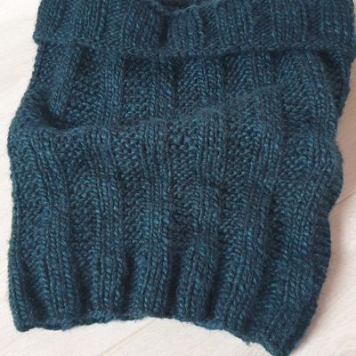 Un snood tout doux pour affronter le froid bourguignon... 