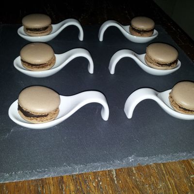 Macarons au chocolat (au COOK'IN) : 