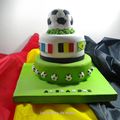 Mon gâteau Mundial 2018 (avec tuto ballon de foot)