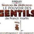 Deux séances de dédicaces "Le pouvoir des Gentils" à Lyon les 6 et 7 février !