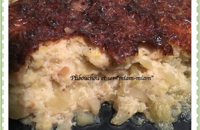 Clafoutis courgette fromage noisette 
