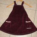 Robe chasuble bordeaux