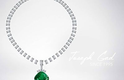 Joseph Gad. A Truly Magnificent Emerald And Diamond Layout.