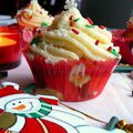 CUPCAKES A LA NOiX DE COCO POUR NOEL