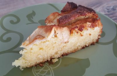 Gâteau aux pommes frangipane