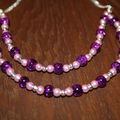 Collier "Pink in the Purple"