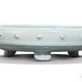 A rare imperial ru-type glazed bulb bowl, Qianlong seal mark and of the period
