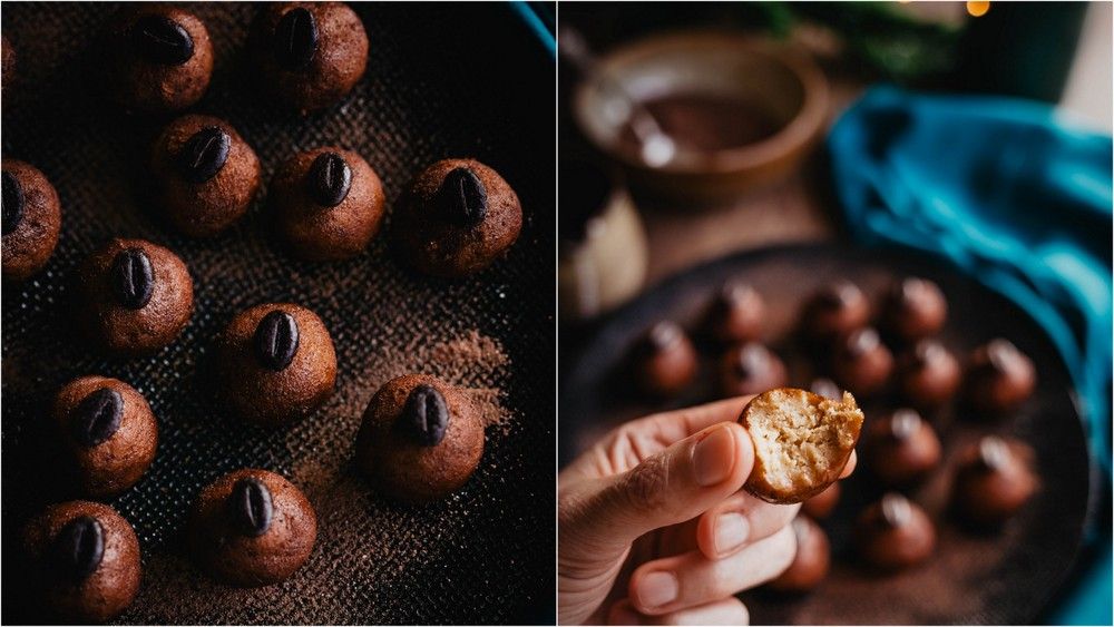 tiramisu balls, mascarpone, café, paniers gourmands de noel, boules de tiramisu, gourmandise de noel, facile et rapide