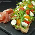 Bruschettas gourmandes